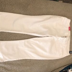 White capris from old navy